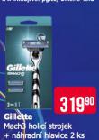 GILLETTE MACH3 HOLIC STROJEK + NHRADN HLAVICE