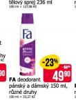 FA DEODORANT