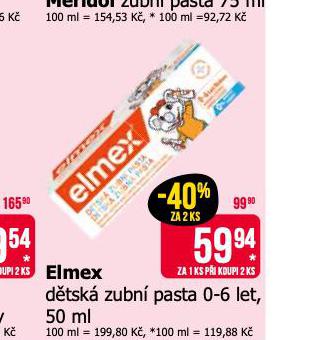 ELMEX DTSK ZUBN PASTA