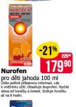 NUROFREN PRO DĚTI JAHODA