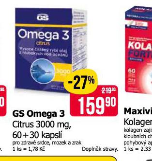 GS OMEGA 3 CITRUS