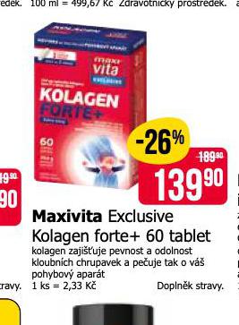 MAXIVITA EXCLUSIVE KOLAGEN FORTE
