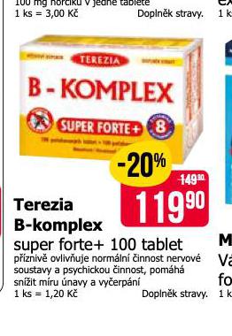 TEREZIA B-KOMPLEX SUPER FORTE