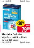 MAXIVITA EXCLUSIVE VÁPNÍK - HOŘČÍK - ZINEK