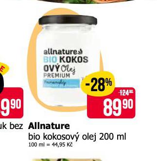 ALLNATURE KOKOSOV OLEJ