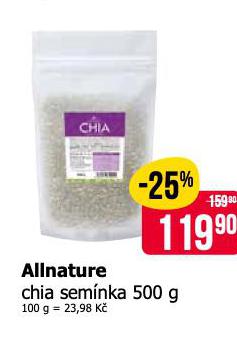 ALLNATURE CHIA SEMNKA