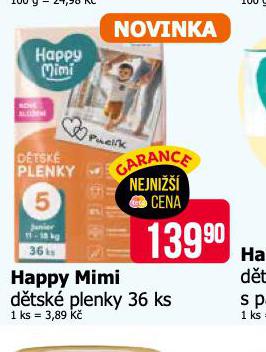 HAPPY MIMI DĚTSKÉ PLENKY