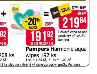 PAMPERS HARMONIE AQUA