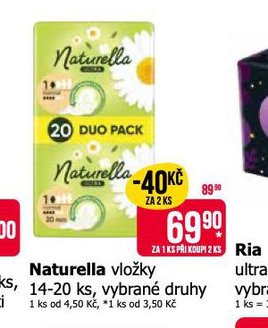 NATURELLA VLOŽKY
