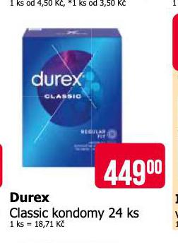 DUREX CLASSIC KONDOMY