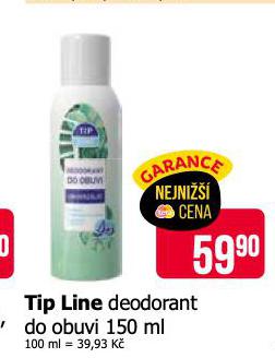 TIP LINE DEODORANT DO OBUVI