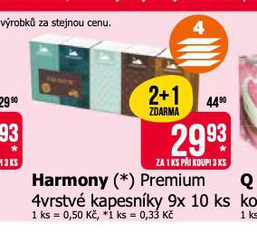 HARMONY PAPÍROVÉ KAPESNÍKY