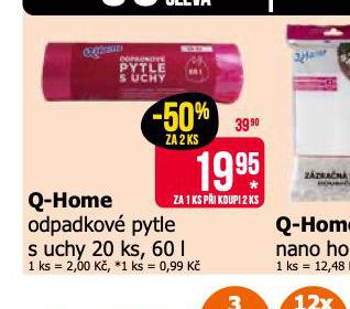 Q HOME ODPADKOVÉ PYTLE