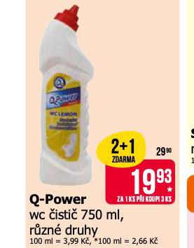 Q POWER WC ČISTIČ