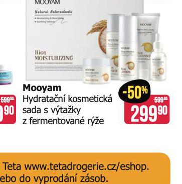 MOOYAM HYDRATAN KOSMETICK SADA S VTAKY Z FERMENTOVAN RݎE