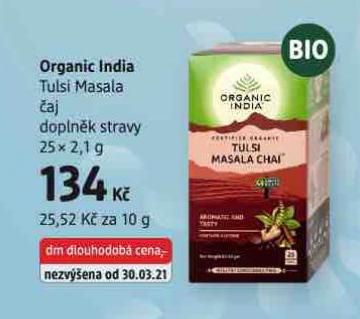 ORGANIC INDIA TULSI MASALA ČAJ