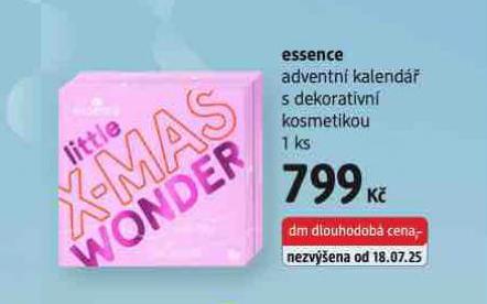 ESSENCE ADVENTNÍ KALENDÁŘ S DEKORATIVNÍ KOSMETIKOU