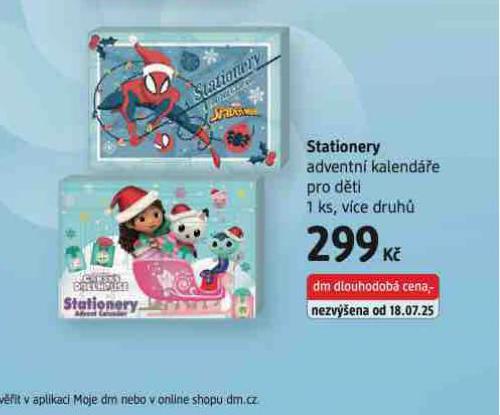 STATIONERY ADVENTN KALEND PRO DTI