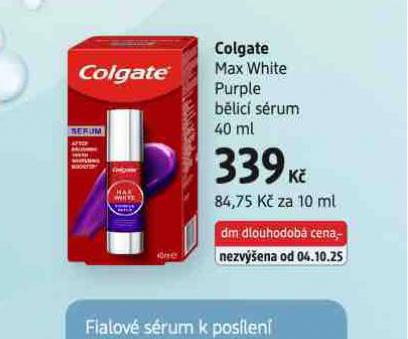 COLGATE MAX BĚLICÍ SÉRUM