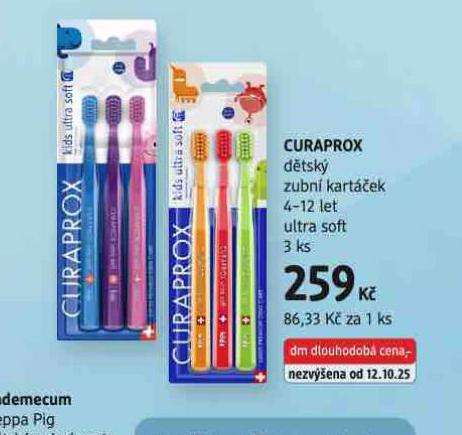 CURAPROX DĚTSKÝ ZUBNÍ KARTÁČEK