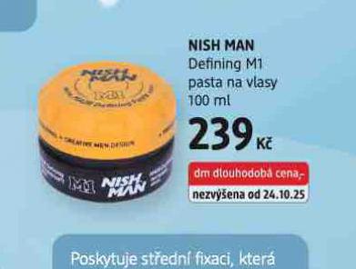 NISH MAN DEFINING M1 PASTA NA VLASY