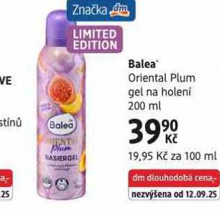 BALEA ORIENTAL PLUM GEL NA HOLENÍ