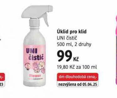 ÚKLID PRO KLID UNI ČISTIČ
