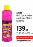 AKYPO ČISTÍCÍ PROSTŘEDEK NA STROJNÍ ČIŠTĚNÍ KOBERCŮ