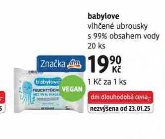 BBYLOVE VLHČENÉ UBROUSKY