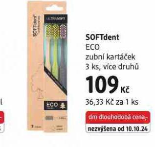 SOFTDENT ECO ZUBNÍ KARTÁČEK