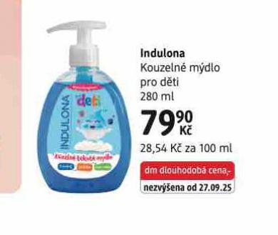 INDULONA KOUZELNÉ MÝDLO PRO DĚTI