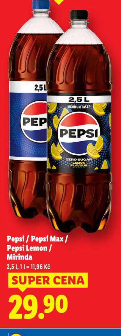 PEPSI, PEPSI MAX, PEPSI LEMON, MIRINDA