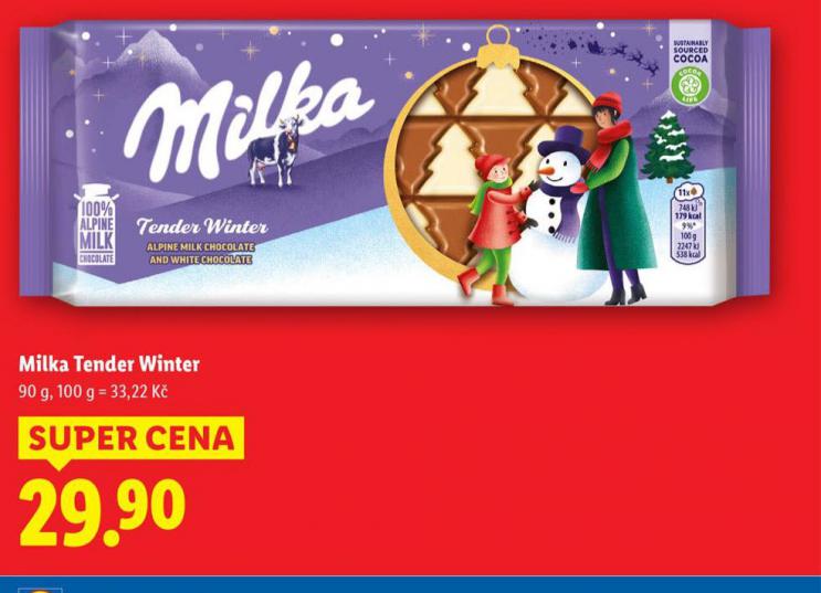 MILKA TENDER WINTER