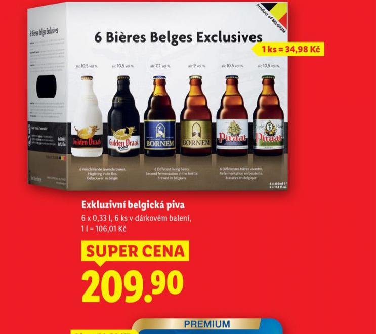 EXKLUZIVNÍ BELGICKÁ PIVA