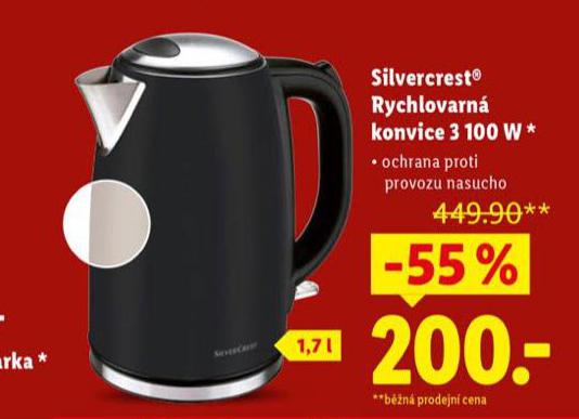 RYCHLOVARNÁ KONVICE 3100 W