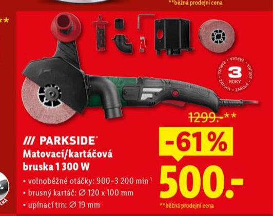 MATOVACÍ / KARTÁČOVÁ BRUSKA 1300 W