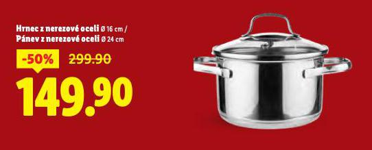 HRNEC Z NEREZOVÉ OCELI 16 CM