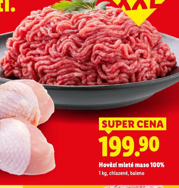 HOVĚZÍ MLETÉ MASO 100%