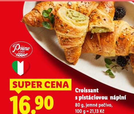 CROISSANT S PITÁCIOVOU NÁPLNÍ