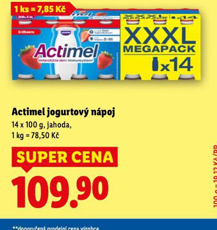 ACTIMEL JOGURTOVÝ NÁPOJ