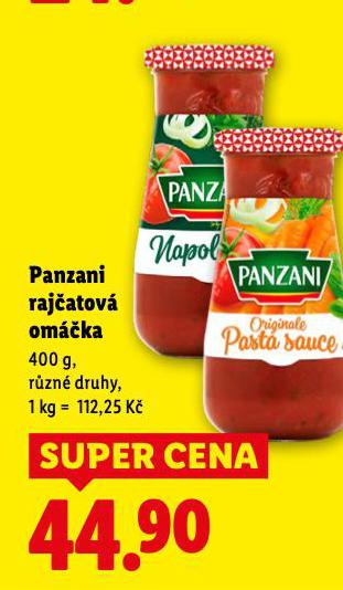 PANZANI RAJČATOVÁ OMÁČKA