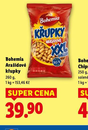 BOHEMIA ARAŠÍDOVÉ KŘUPKY