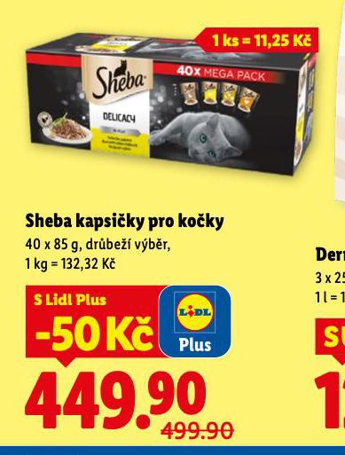 SHEBA KAPSIČKY PRO KOČKY