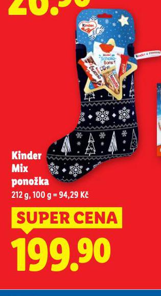 KINDER MAXI PONOŽKA