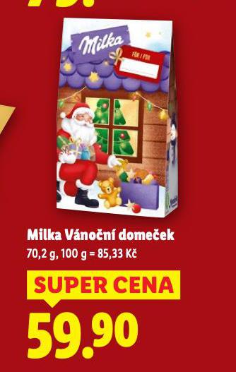 MILKA VÁNOČNÍ DOMEČEK
