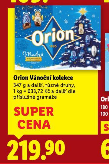 ORION VÁNOČNÍ KOLEKCE