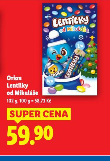 ORION LENTILKY OD MIKULÁŠE