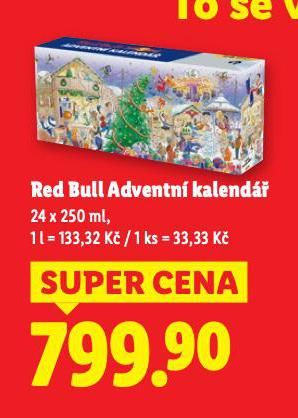 RED BULL ADVENTNÍ KALENDÁŘ