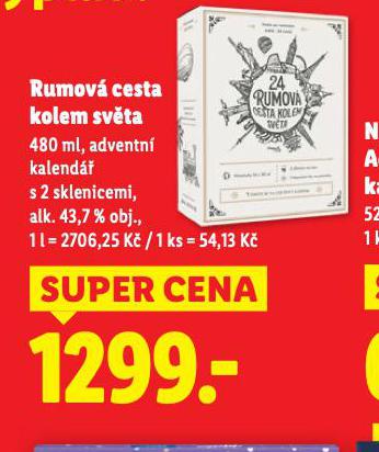 RUMOVÁ CESTA KOLEM SVĚTA