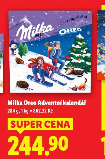 MILKA OREO ADVENTNÍ KALENDÁŘ